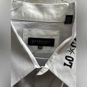 Knockout Jeans Men dress shirt